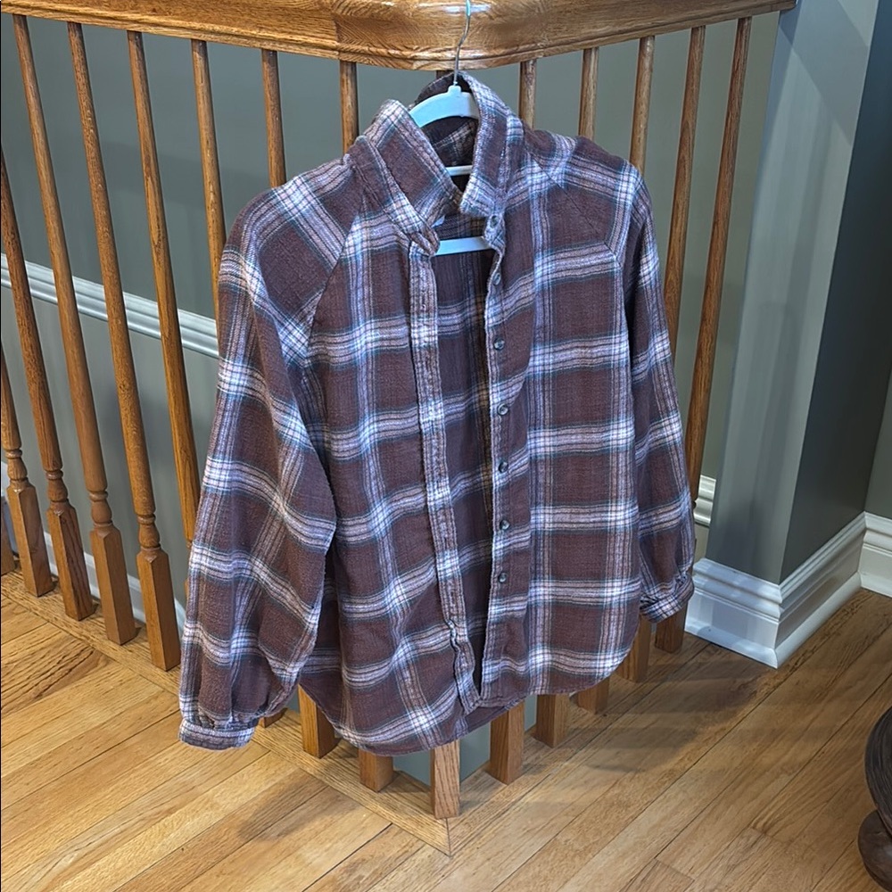 Plaid Flannel Shirt for Men